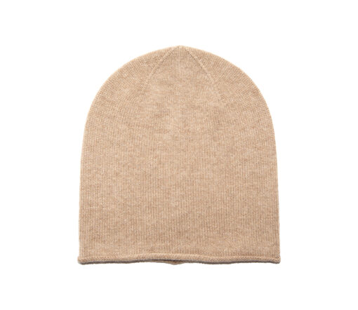Papa Lobster - Mütze Damen/Teens, 'SASKIA', beige melange, Kaschmir