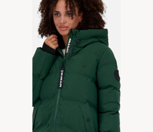 Alife&Kickin - Puffer Parka 'CATHY AK' , Dark Forest, vegan – Bild 3
