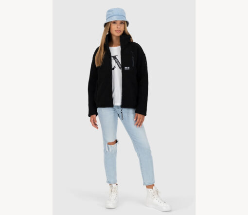 Alife&Kickin - Teddy Jacke 'KALUA AK G', moonless, unisex – Bild 4