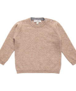 Papa Lobster - Pullover KIDS/TEENS, 'BOB', beige melange, Kaschmir