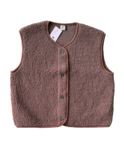 Alwero - Bodywarmer "TYB" ADULT, Biowolle, CHOCO MARTINI, ultra light