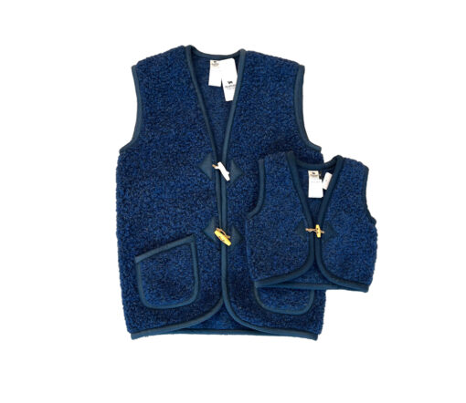 Alwero - Bodywarmer Alpen Junior, Biowolle, DARK NAVY – Bild 2