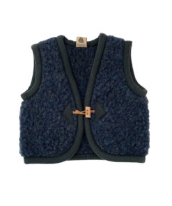 Alwero - Bodywarmer Alpen Junior, Biowolle, DARK NAVY