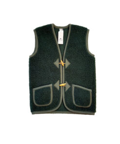 Alwero - Bodywarmer "Alpen" Adult, Biowolle, PINE GREEN