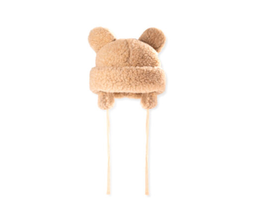 Alwero - Mütze, BABY BEAR, Sand Brown, Biowolle