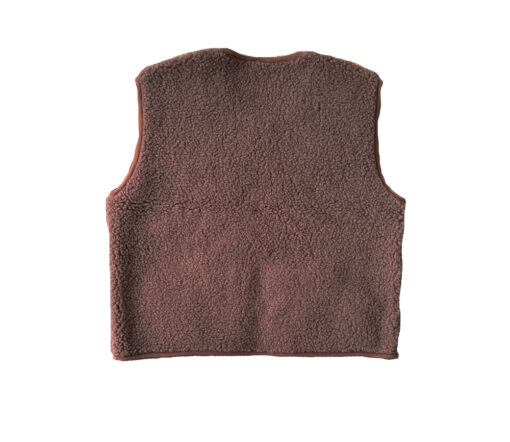 Alwero - Weste "POS" Adult, Biowolle, CHOCO MARTINI , ultra light – Bild 4