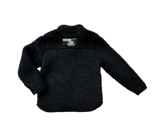 Alwero - Jacke SHERPA Jr., Deep Black, Biowolle, ultra leicht – Bild 5