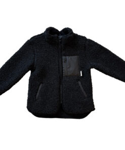 Alwero - Jacke SHERPA Jr., Deep Black, Biowolle, ultra leicht