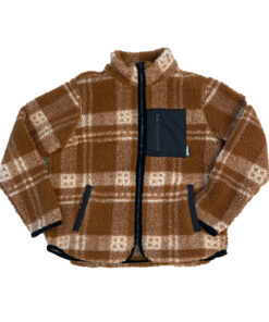 Alwero - Jacke SHERPA, Scotch Apricot, Biowolle, ultra leicht, unisex