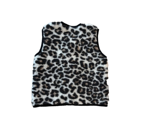 Alwero - Bodywarmer "TYB" Junior, Biowolle, LEOPARD WHITE, ultra light – Bild 3