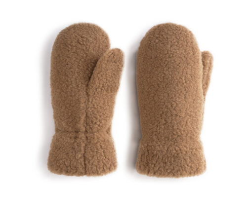 Alwero - Handschuhe, GULLY Adult, Teddy Brown, Biowolle – Bild 3