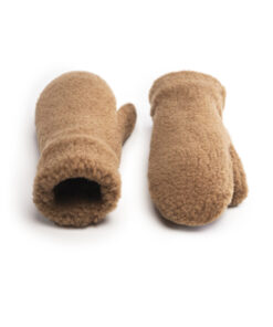 Alwero - Handschuhe, GULLY Adult, Teddy Brown, Biowolle