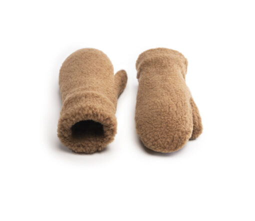 Alwero - Handschuhe, GULLY Adult, Teddy Brown, Biowolle