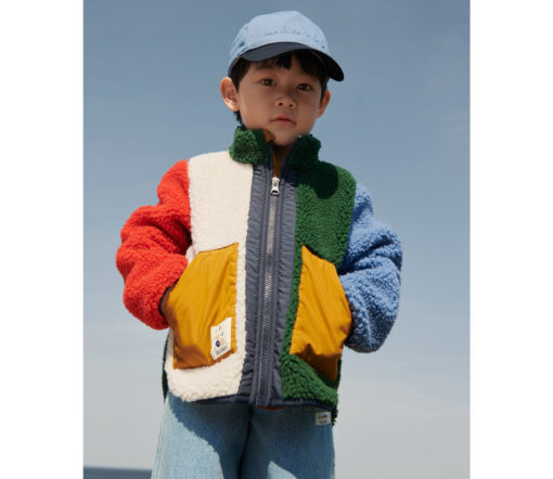 Liewood -  Teddyjacke "NOAM", Garden Green Multi Mix – Bild 5