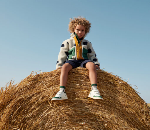 Liewood -  Teddyjacke "NOAM", Spot Dots/Mist Mix – Bild 5