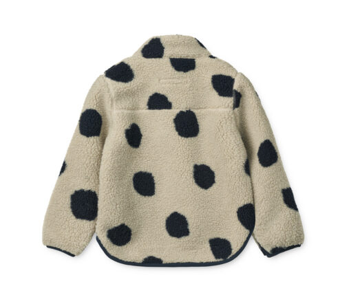 Liewood -  Teddyjacke "NOAM", Spot Dots/Mist Mix – Bild 3