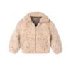 Alwero - Jacke BLANCS Jr., Oversize, BEIGE MULTIDOTS, Biowolle, ultra leicht