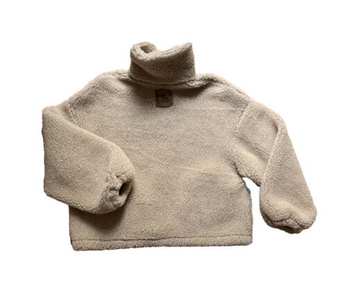 Alwero - Jacke BLANCS, Oversize, SAND BROWN, Biowolle – Bild 3