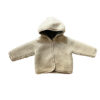 Alwero - Übergangsjacke "KUKU" Junior, Biowolle, SAND BROWN, ultra light