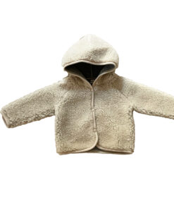 Alwero - Übergangsjacke "KUKU" Junior, Biowolle, SAND BROWN, ultra light