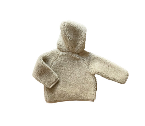 Alwero - Übergangsjacke "KUKU" Junior, Biowolle, SAND BROWN, ultra light – Bild 2