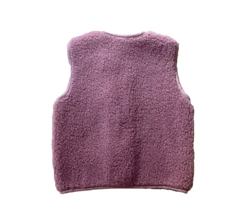 Alwero - Bodywarmer "PO" Adult, Biowolle, VENETIAN PINK, ultra light – Bild 5