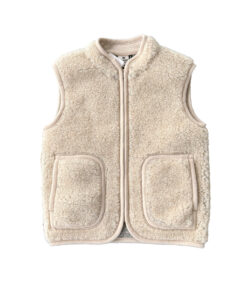 Alwero - Bodywarmer RUDI Junior, Sand Brown, Biowolle