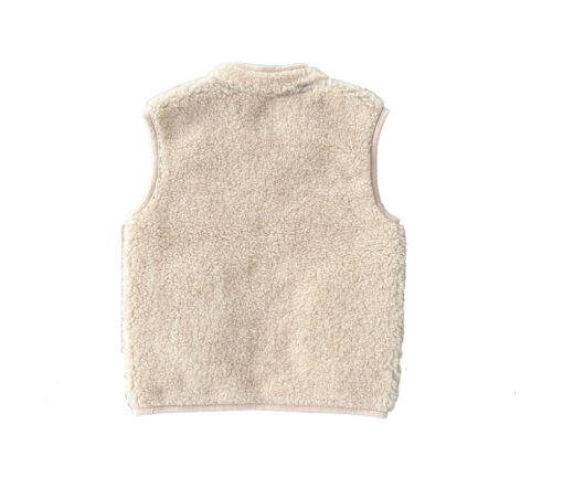 Alwero - Bodywarmer RUDI Junior, Sand Brown, Biowolle – Bild 2