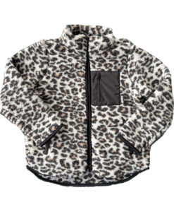 Alwero - Jacke SHERPA, LEO WHITE, Biowolle, ultra leicht