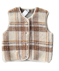 Alwero - Weste "TYB" Adult, SCOTCH BEIGE, Biowolle Ultra Light
