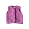 Alwero - Bodywarmer "TYB" Junior, Biowolle, FRENCH VIOLET, ultra light