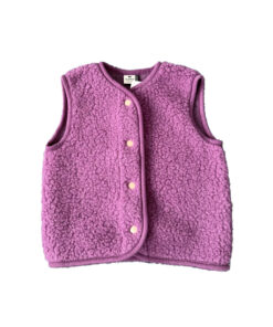 Alwero - Bodywarmer "TYB" Junior, Biowolle, FRENCH VIOLET, ultra light
