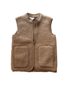 Alwero - Bodywarmer RUDI Junior, Tan, Biowolle