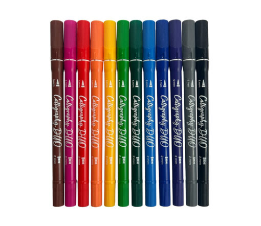 OOLY - Kalligraphie-Duo-Doppelmarker, 12er-Set – Bild 2