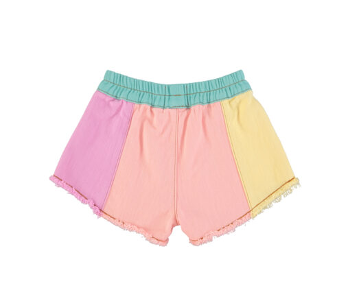 PiuPiuChick - Shorts, "MULITCOLOUR", light denim, multicolour, Baumwolle – Bild 2