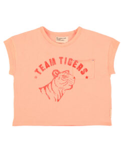 PiuPiuChick - T-Shirt "TIGER", pink, Biobaumwolle