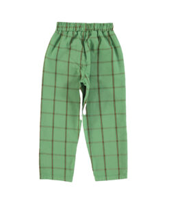 PiuPiuChick - Hose "GREEN CHECK", green, Biobaumwolle