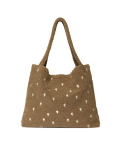 Studio Noos - Mom Bag 'TEDDY HEART' Brown LIMITED EDITION