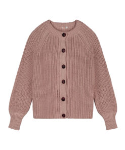 YUKI - Strickjacke Chunky Knit Women, MIST, Bio Baumwolle