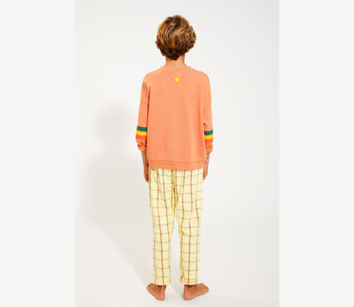 PiuPiuChick - Sweatshirt "STRIPES", Peach, Biobaumwolle – Bild 7