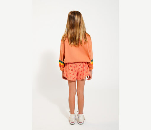 PiuPiuChick - Sweatshirt "STRIPES", Peach, Biobaumwolle – Bild 5