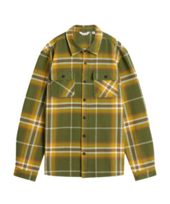 White Stuff - Hemd Langarm "DARWEN", green check, BioBaumwolle