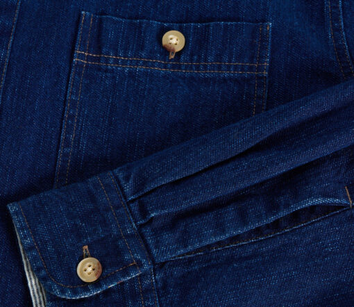 White Stuff - Hemd Langarm "DENIM", navy, BioBaumwolle – Bild 6