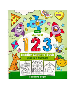 OOLY - Malbuch "1, 2, 3 Shapes & Numbers", 30 Bilder