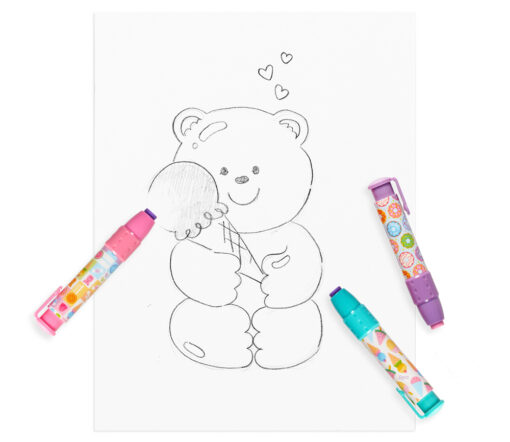 OOLY - Click-It Radiergummi, Sugar Joy, Pink – Bild 3