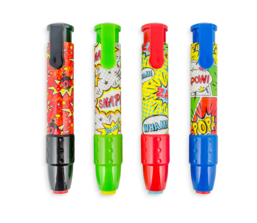 OOLY - Click-It Radiergummi, Comic Attack, red – Bild 2