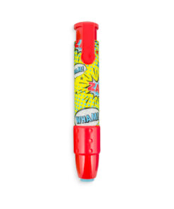 OOLY - Click-It Radiergummi, Comic Attack, red
