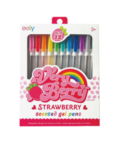 OOLY - Gelstifte mit Erdbeerduft von VERRY BERRY, 12er-Set