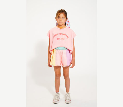 PiuPiuChick - Shorts, "MULITCOLOUR", light denim, multicolour, Baumwolle – Bild 4