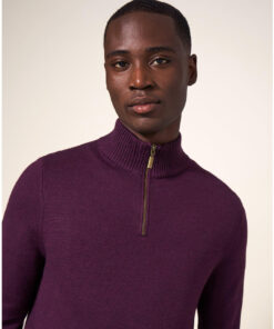 White Stuff - Pullover "NEWPORT", berry, Merinowolle